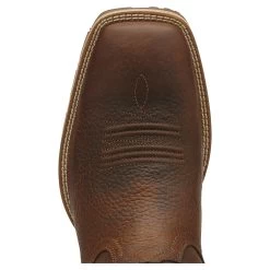 Men's Hybrid Rancher Western Boot - Brown Oiled Rowdy -Equestrian Supplies Shop 10014070 D