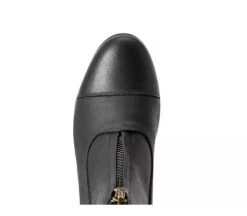 Heritage IV Zip Waterproof Insulated Paddock Boot - Black -Equestrian Supplies Shop 10029562 toe