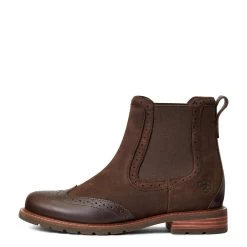 Wexford Brogue Waterproof Boot - Chocolate Brown