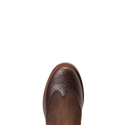 Wexford Brogue Waterproof Boot - Chocolate Brown -Equestrian Supplies Shop 10040385 D