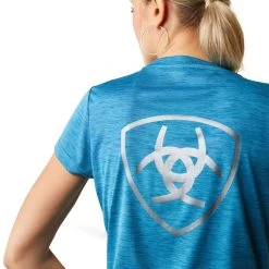 Laguna Logo Top - PEACOCK BLUE 7 Laguna Logo Top - PEACOCK BLUE -Equestrian Supplies Shop 10043432 D