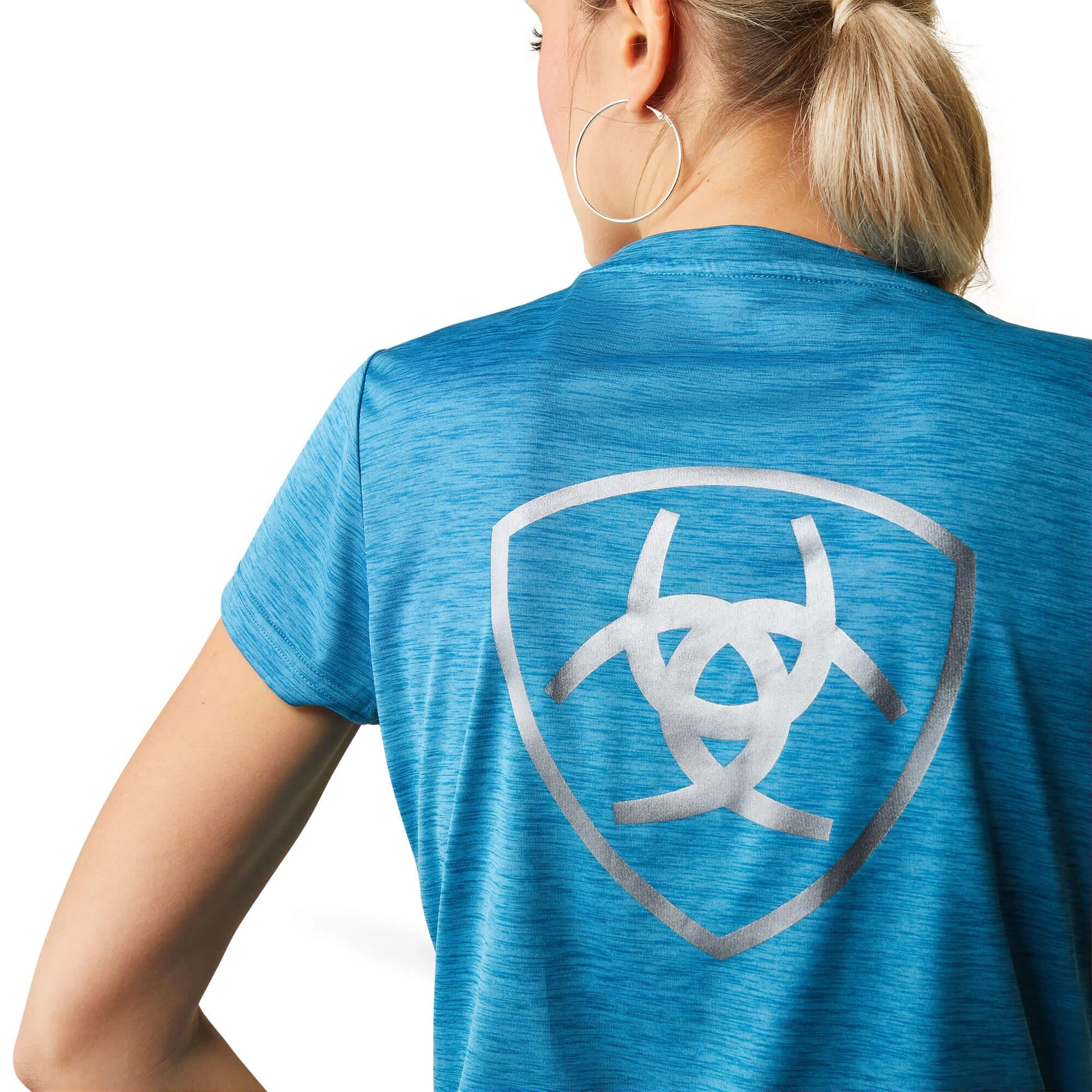 Laguna Logo Top - PEACOCK BLUE 4 Laguna Logo Top - PEACOCK BLUE - Image 4