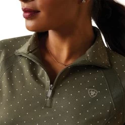 Sunstopper 2.0 1/4 Zip Baselayer - Beetle Dot -Equestrian Supplies Shop 10043592 C