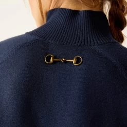 Half Moon Bay Sweater - Navy -Equestrian Supplies Shop 10046072 D