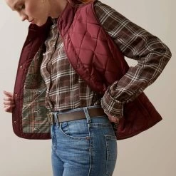 Woodside Vest - Tawny Port -Equestrian Supplies Shop 10046101 D