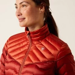 Ideal Down Jacket - Iridescent Red Ochre, Burnt Brick -Equestrian Supplies Shop 10046180 C