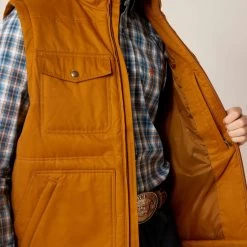 Grizzly 2.0 Canvas Vest - Chestnut -Equestrian Supplies Shop 10046386 D