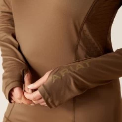 Lowell 2.0 1/4 Zip Baselayer - Canteen -Equestrian Supplies Shop 10046606 C