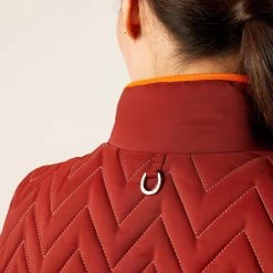 Ashley Insulated Vest - FIRED BRICK -Equestrian Supplies Shop 10046714 C