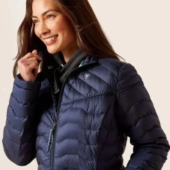 Ideal Down Coat - NAVY -Equestrian Supplies Shop 10046759 C