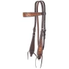 Dusty Floral Browband Headstall - ONE SIZE