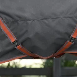 Weatherbeeta Comfitec Essential Plus Standard Neck - Lite - Light Grey, Orange And Blue -Equestrian Supplies Shop 10192990 C