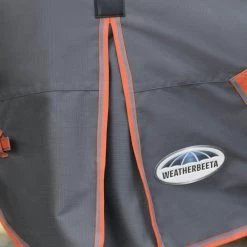 Weatherbeeta Comfitec Essential Plus Standard Neck - Lite - Light Grey, Orange And Blue -Equestrian Supplies Shop 10192990 E