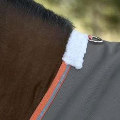 Weatherbeeta Comfitec Essential Plus Standard Neck - Lite - Light Grey, Orange And Blue -Equestrian Supplies Shop 10192990 G