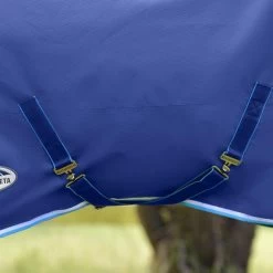 Weatherbeeta Comfitec Ultra Tough Detach-A-Neck - Medium - Blue, Bright Blue And White -Equestrian Supplies Shop 10228810 D