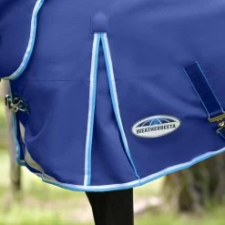 Weatherbeeta Comfitec Ultra Tough Detach-A-Neck - Medium - Blue, Bright Blue And White -Equestrian Supplies Shop 10228810 H
