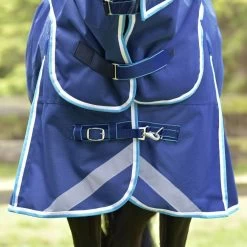 Weatherbeeta Comfitec Ultra Tough Detach-A-Neck - Medium - Blue, Bright Blue And White -Equestrian Supplies Shop 10228810 I