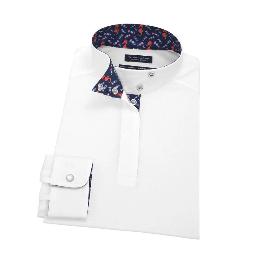 Seahorses Girls Talent Yarn Show Shirt - White 1 Seahorses Girls Talent Yarn Show Shirt - White