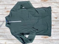 IceFil® Long Sleeve Zip Top - Pine Green