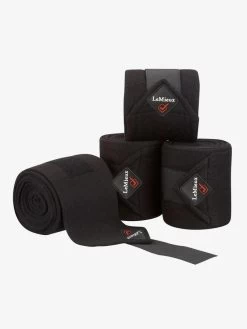 Luxury Polo Bandages 13 Luxury Polo Bandages -Equestrian Supplies Shop 11364 BLACK l