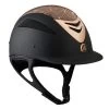 Defender Glamour Rose Gold Helmet - Black Matte