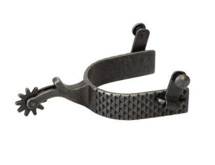 Men's Spur With Rasp Design - Black 1 Men's Spur With Rasp Design - Black
