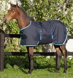 Amigo® Ripstop Foal Turnout (200g Medium) - Navy And Electric Blue