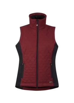 Acclimate Quilted Vest - CABERNET