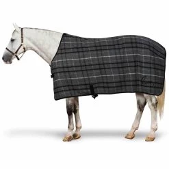 Wool Cooler -Equestrian Supplies Shop 13825 GREY PLAID l