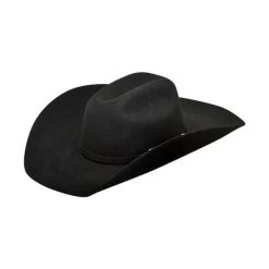 Ariat Maverick Wool Hat - Youth - BLACK