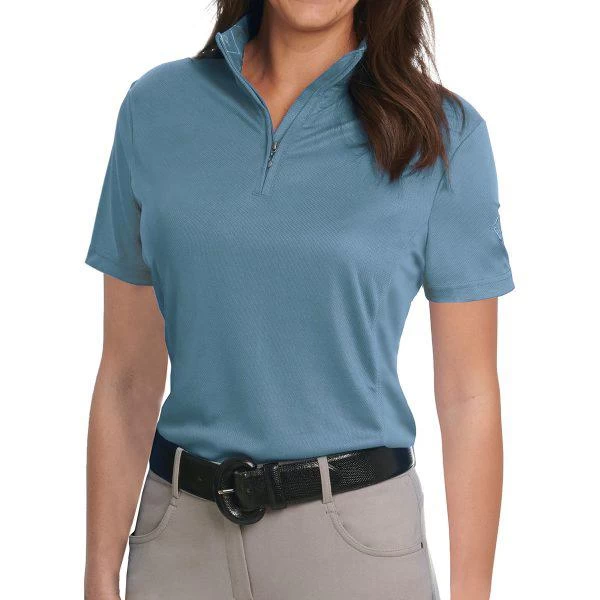 Ovation Cool Rider Tech Short Sleeved Shirt - INFINITY BLUE 1 Ovation Cool Rider Tech Short Sleeved Shirt - INFINITY BLUE