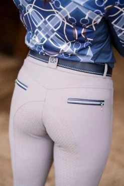 Gabrielle Knee Patch Breeches - REG 10 Gabrielle Knee Patch Breeches - REG -Equestrian Supplies Shop 14524 GREYNAVY l