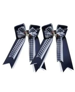 Show Bows - One Size -Equestrian Supplies Shop 14534 SMARTIES NAVY l