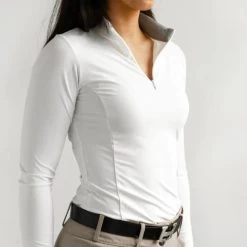 Quinn Lite Competition Shirt - Classic White