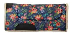 Pony Economy Saddle Pad - FLORAL WATERCOLOR