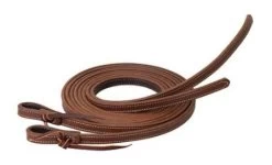 Synergy® Latigo Leather Lined Split Reins - Russet