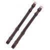 Ovation 1/2" Cheek Pieces With Hooks - Dark Brown