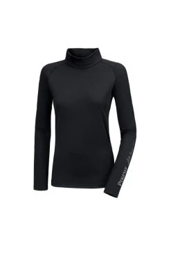 Pikeur Abby Roll Neck Shirt - BLACK
