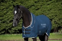 Rambo® Dry Rug Supreme (No Fill) - Navy/Silver