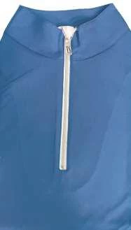 IceFil® Long Sleeve Zip Top - Puerto Vallarta With Silver