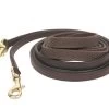 Soft Grip Draw Reins With Snaps - Havana