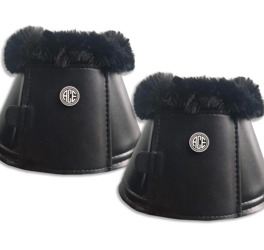 ACE Pro4mance Fleece Bell Boot - Black 1 ACE Pro4mance Fleece Bell Boot - Black