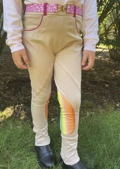 Girls Rainbow Schooling Jodhpur- Tan