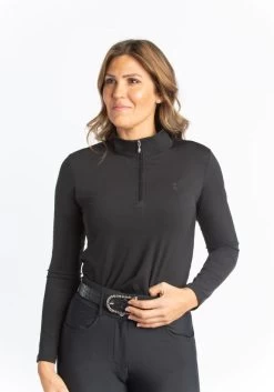 Sola Sun Shirt 7 Sola Sun Shirt -Equestrian Supplies Shop 16761 PITCH BLACK l