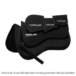 Trim-To-Fit Saddle Fitting Shims - Full Sheepskin Trifecta Pad - Medium