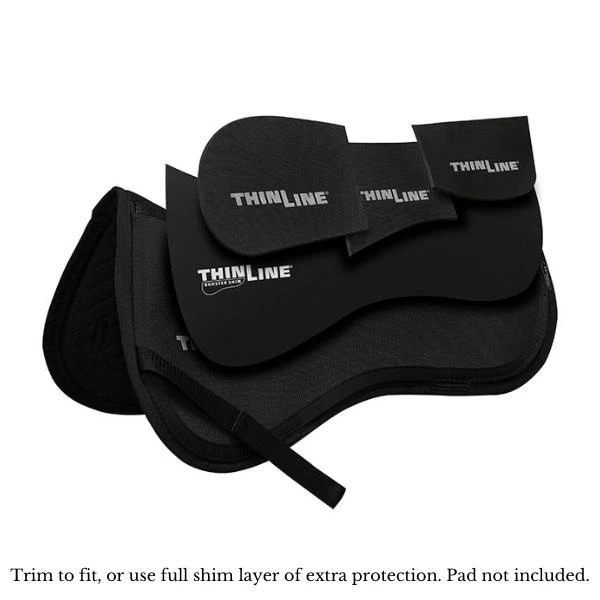 Trim-To-Fit Saddle Fitting Shims - Full Sheepskin Trifecta Pad - Medium 1 Trim-To-Fit Saddle Fitting Shims - Full Sheepskin Trifecta Pad - Medium
