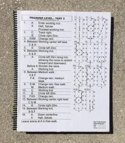 Big Print 2023 Dressage Test Book - N/A