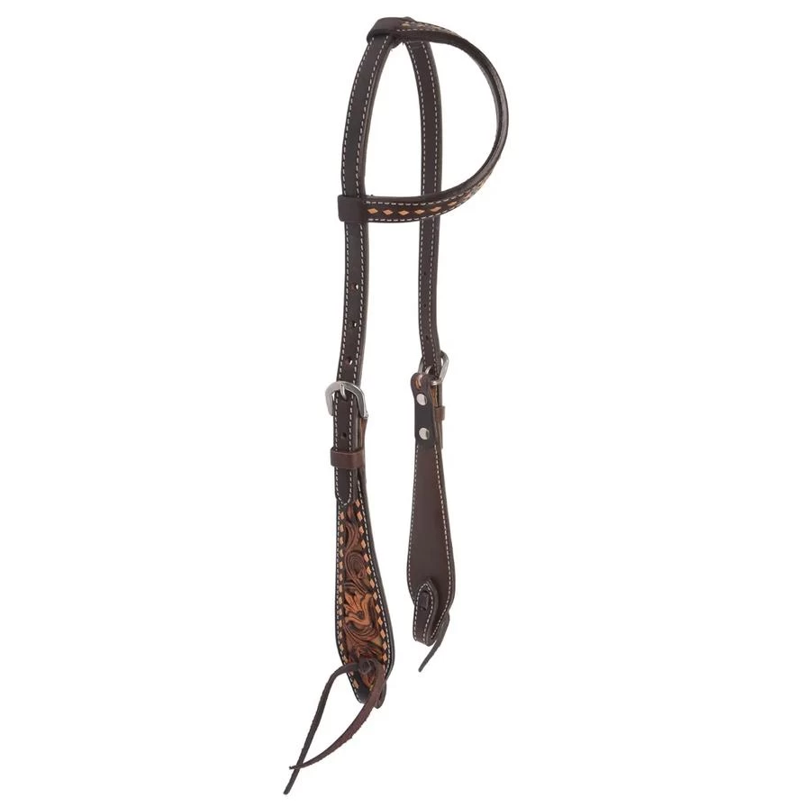 Dusty Floral One Ear Headstall - ONE SIZE 1 Dusty Floral One Ear Headstall - ONE SIZE