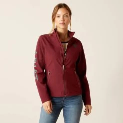 New Team Softshell Jacket - Tawny Port With Baja