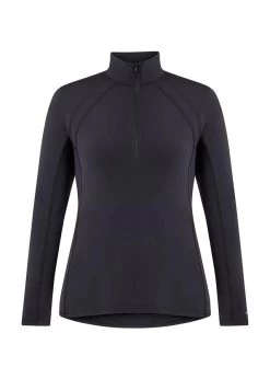 Rail Side Quarter Zip Tech Top - Black